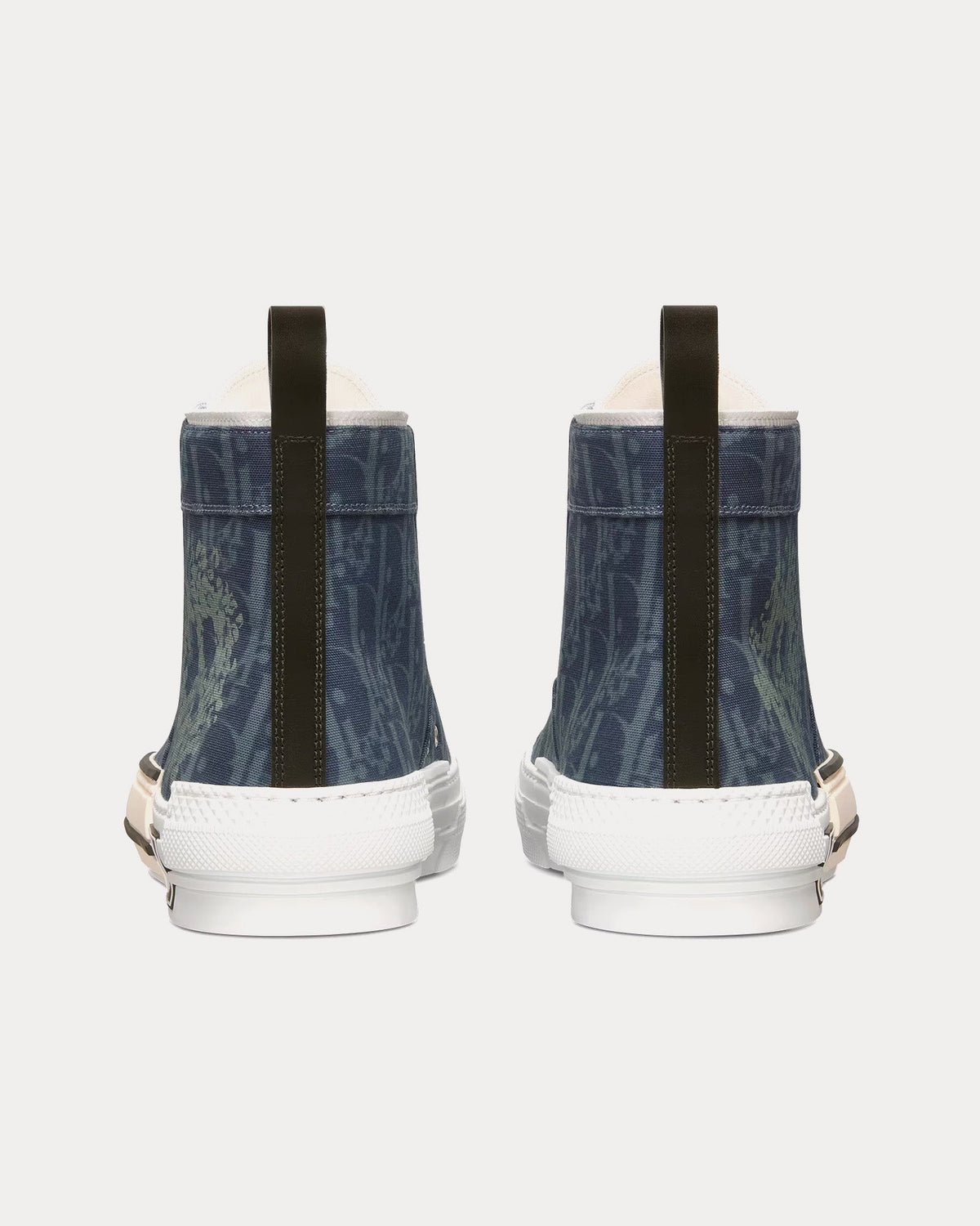 Dior Tears B23 Blue Dior Oblique and Peace Sign Dior Tears Denim High Top Sneakers