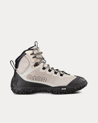 Diorizon Hiking Ankle Boot Gray Technical Mesh and Black Rubber High Top Sneakers