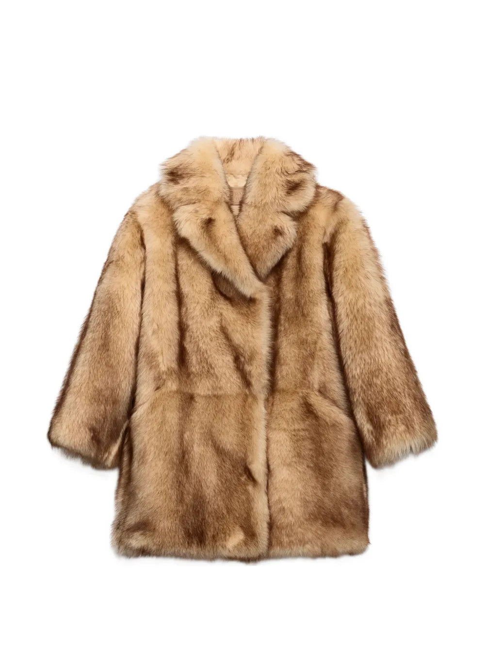 Shearling Caban Coat