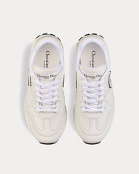 C'est Calfskin White Low Top Sneakers
