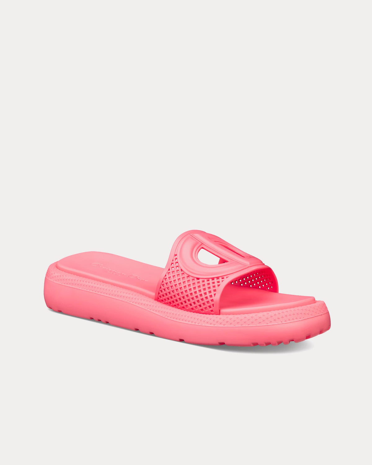 Dioriviera D-Club Candy Pink Rubber Slides