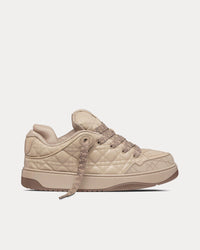 B9S Skater Limited And Numbered Edition Beige Cannage Kumo Leather Low Top Sneakers