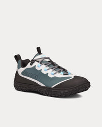 Diorizon Hiking Green-Gray Technical Mesh and Black Rubber Low Top Sneakers