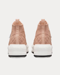 Walk'n'Dior Platform Nude Macrocannage Technical Mesh High Top Sneakers