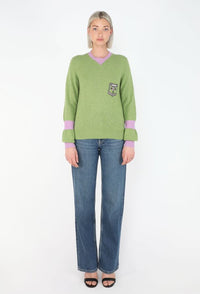 Chanel Cashmere Collegiate Sweater Set, 2007