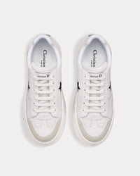 Dior Star Platform Calfskin & Suede White / Black Low Top Sneakers