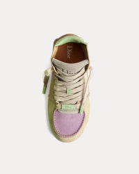 Roadie in Nubuck & Suede Beige / Green / Purple Boots
