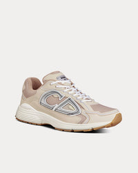 B30 Cream Mesh and Technical Fabric Low Top Sneakers