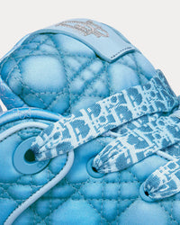 B9S Skater Limited And Numbered Edition Blue Kumo Cannage Satin Low Top Sneakers