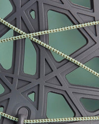 Dior Warp Anthracite Gray Cosmo Rubber with Warped Cannage Motif Sandals