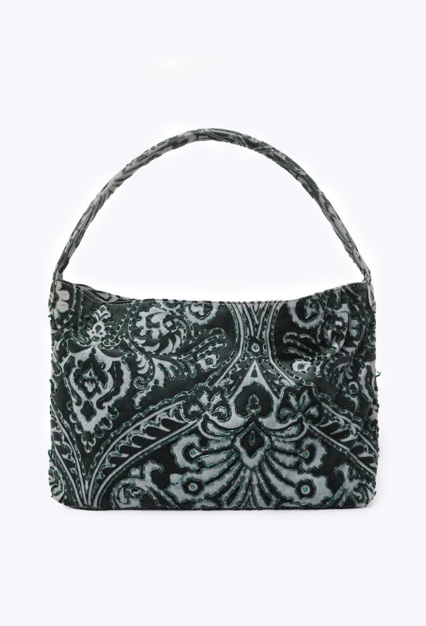 Dolce & Gabbana Embroidered Velvet Shoulder Bag, F/W 1998