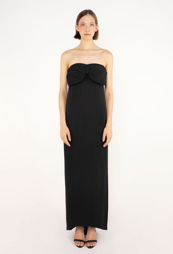 Chloé Lagerfeld Strapless Bow Gown, 1980s