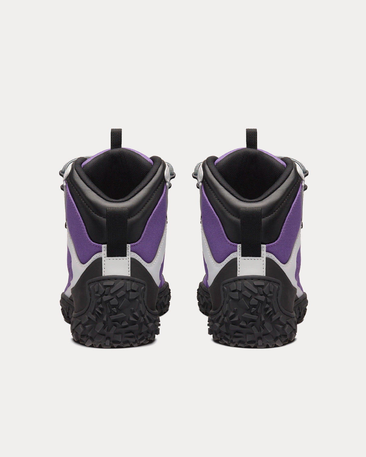 Diorizon Hiking Ankle Boot Purple Technical Mesh with Black Rubber High Top Sneakers