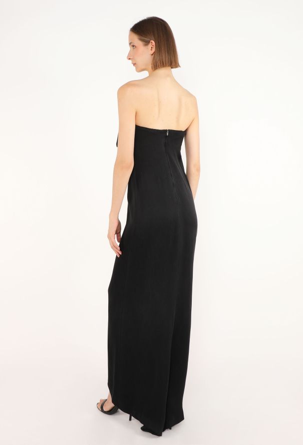 Chloé Lagerfeld Strapless Bow Gown, 1980s