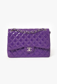 Chanel Patent Timeless Jumbo Flap Bag