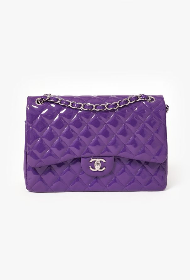 Chanel Patent Timeless Jumbo Flap Bag