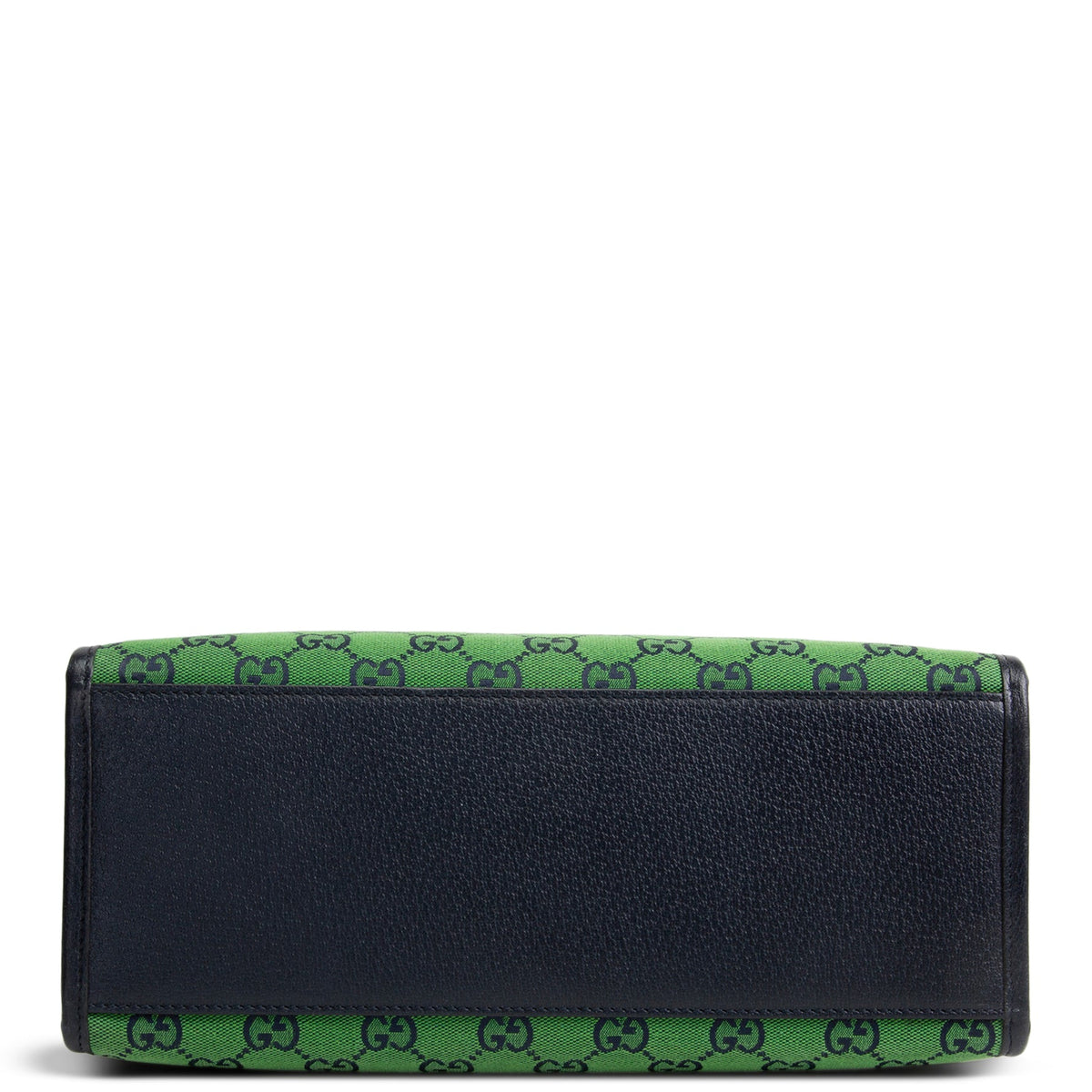 GG Canvas Interlocking G Tote Bag - Green