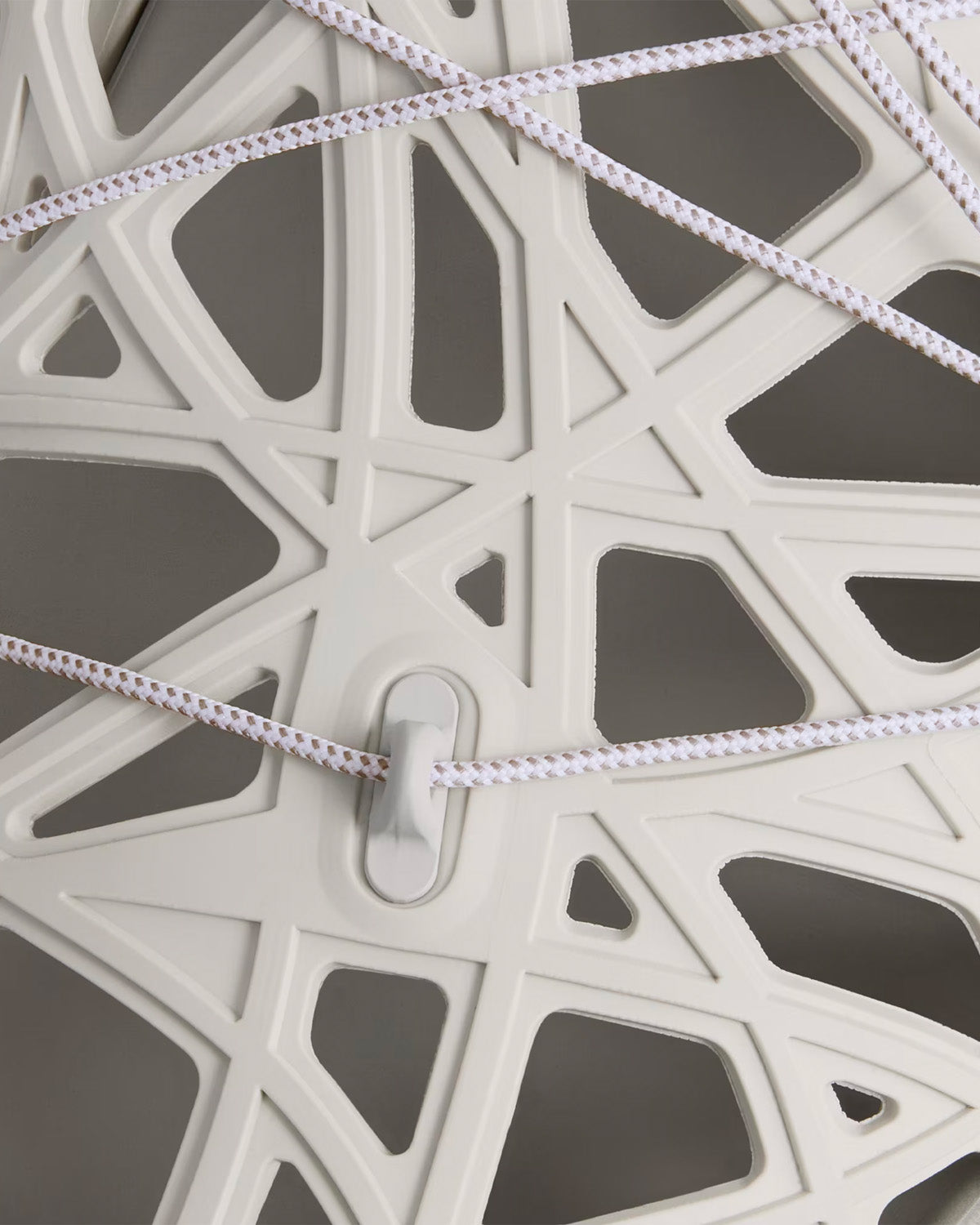 Dior Warp White Cosmo Rubber with Warped Cannage Motif Sandals