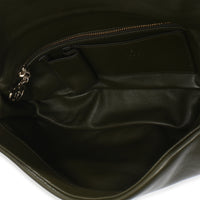 Green Lambskin Milano Small Top Handle Shoulder Bag