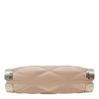 LOUIS VUITTON GO-14 Malletage Minaudiere Quilted Lambskin Leather Crossbody Bag Gold