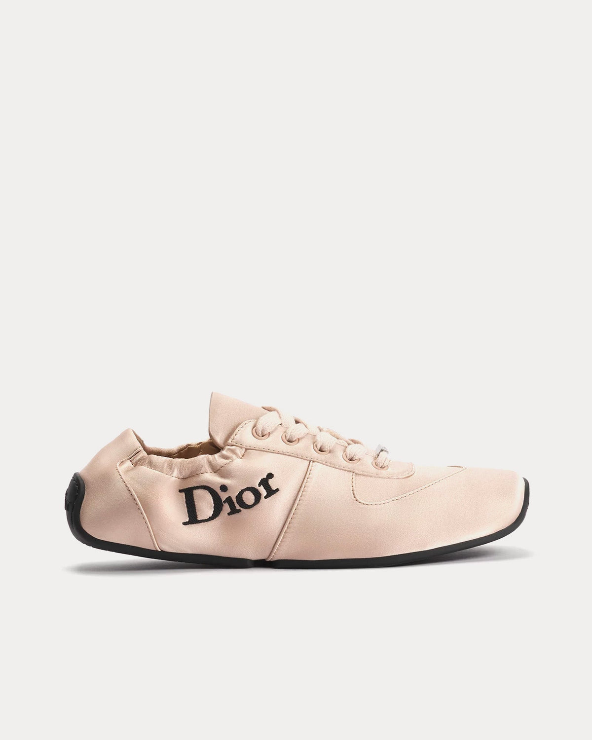 Cœur Satin Pink Beige Low Top Sneakers