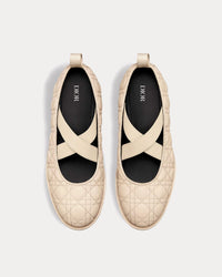 Tendu Ballet Flat Beige Kumo Cannage Calfskin Sandals