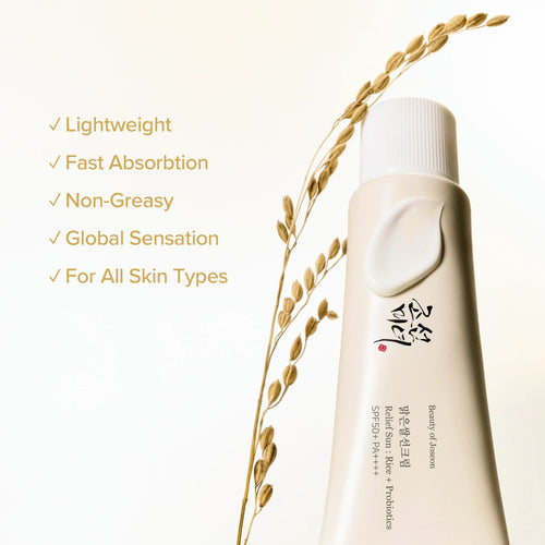 Beauty of Joseon Relief Sun  Rice + Probiotics (SPF50+ PA++++)