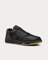 World Tour B27 Black Dior Oblique Galaxy Leather with Smooth Calfskin and Suede Low Top Sneakers