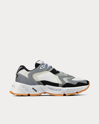 CD1 White Mesh and Gray and Black Technical Fabric Running Trainers