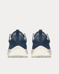 B25 Runner Navy Blue and Cream Smooth Calfskin with Beige and Black Dior Oblique Jacquard Low Top Sneakers