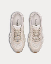 Chrono Mesh & Suede Calfskin Beige Sneaker Mules