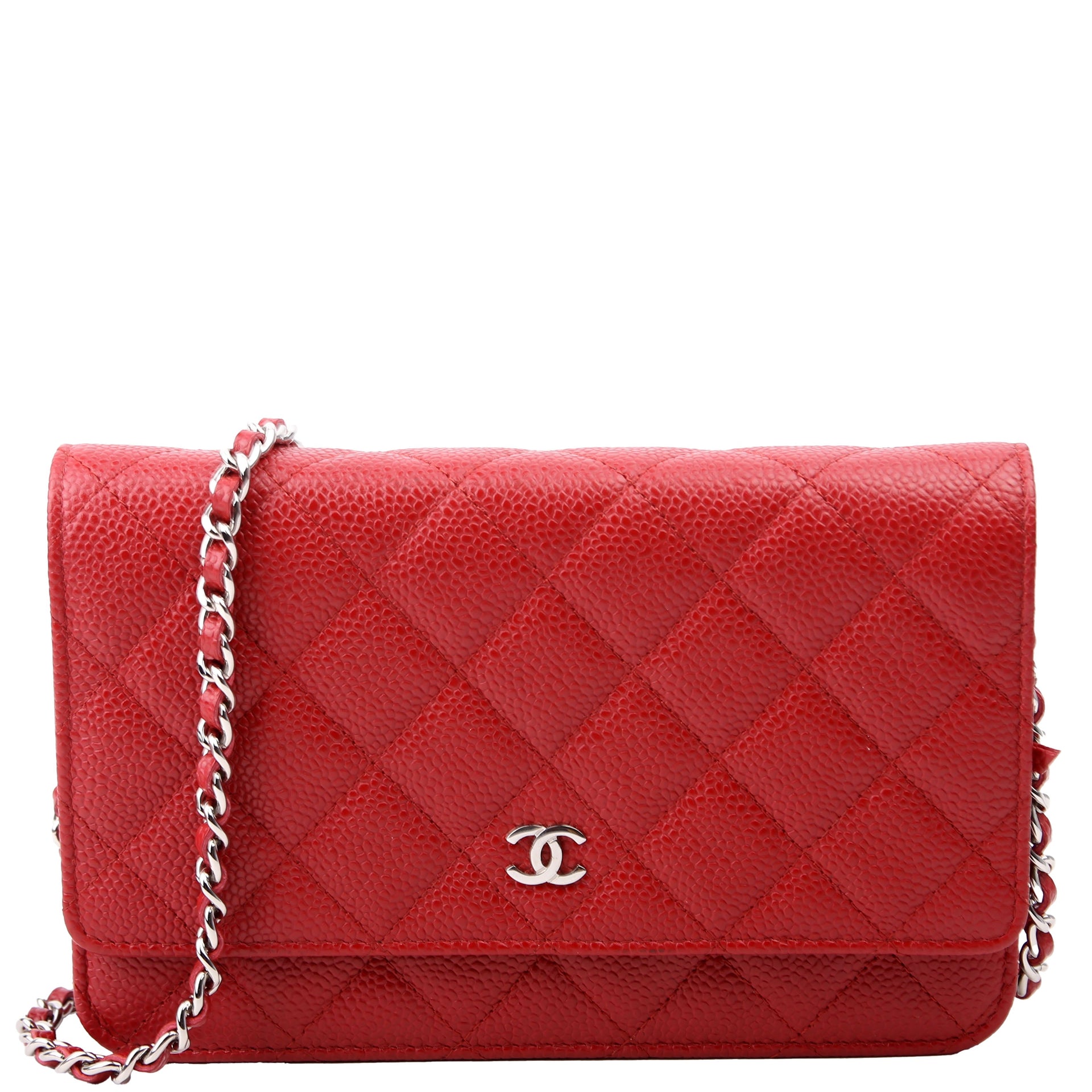 WOC Classic Quilted Caviar 22M Red