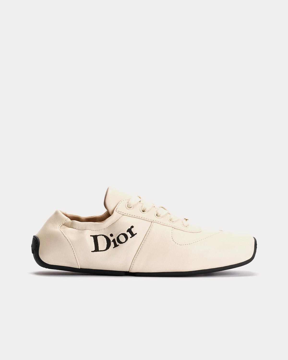 Cœur Lambskin Ecru Low Top Sneakers