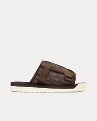 Alpha Sandal Ebony Dior Oblique Jacquard Slip Ons