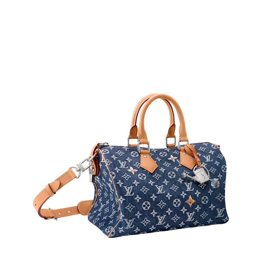 Speedy 30 Bandoulière 'Blue' M27556