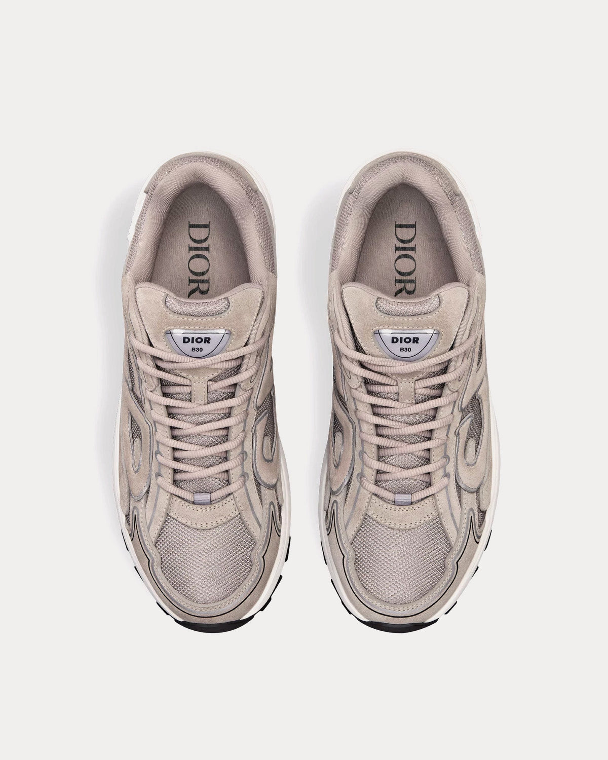 B30 Countdown Suede Gray Low Top Sneakers