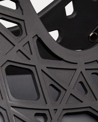 Dior Warp Black Cosmo Rubber with Warped Cannage Motif Sandals