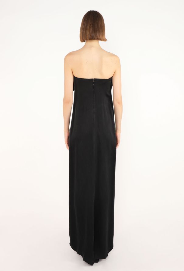Chloé Lagerfeld Strapless Bow Gown, 1980s