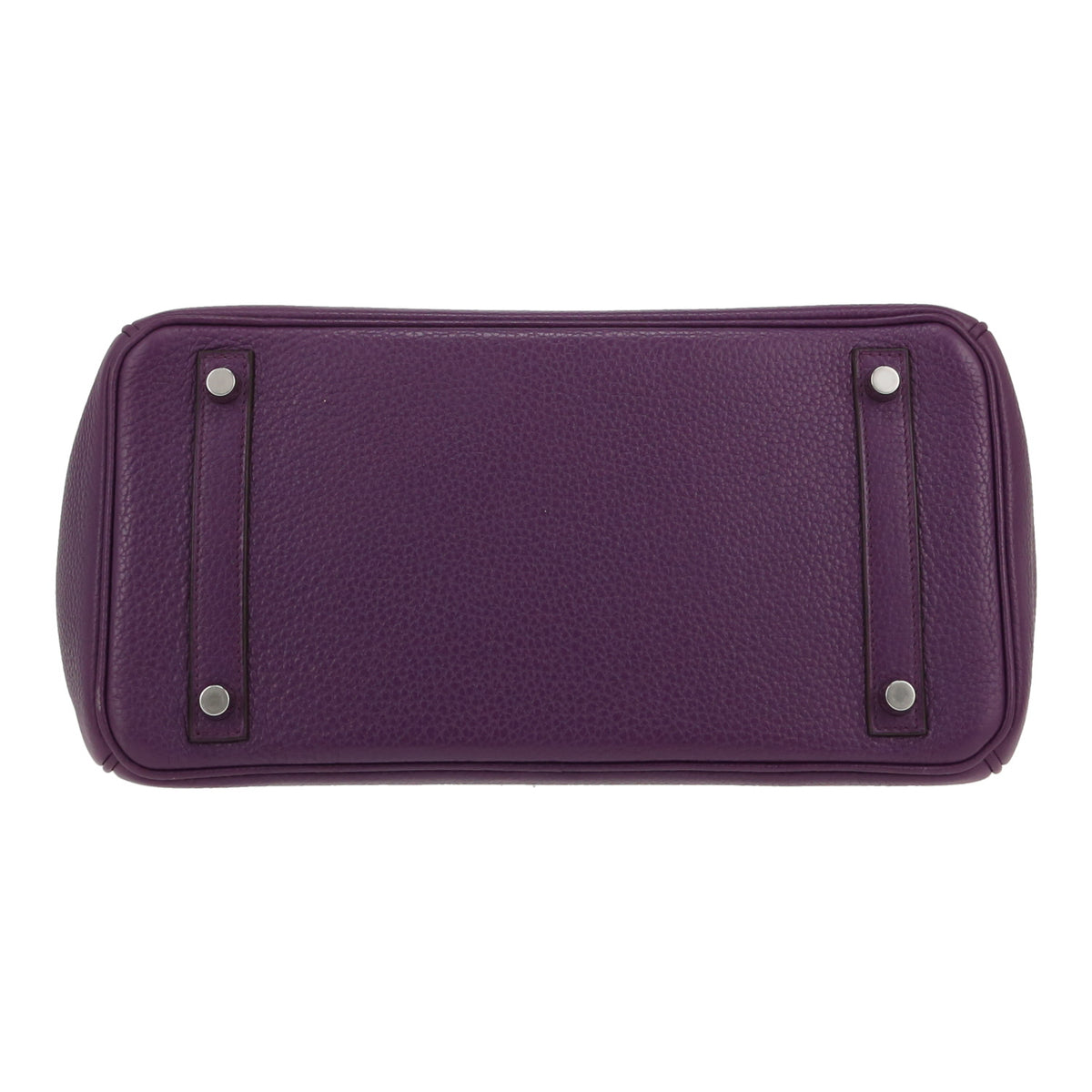 Birkin 30 cm handbag in purple togo leather