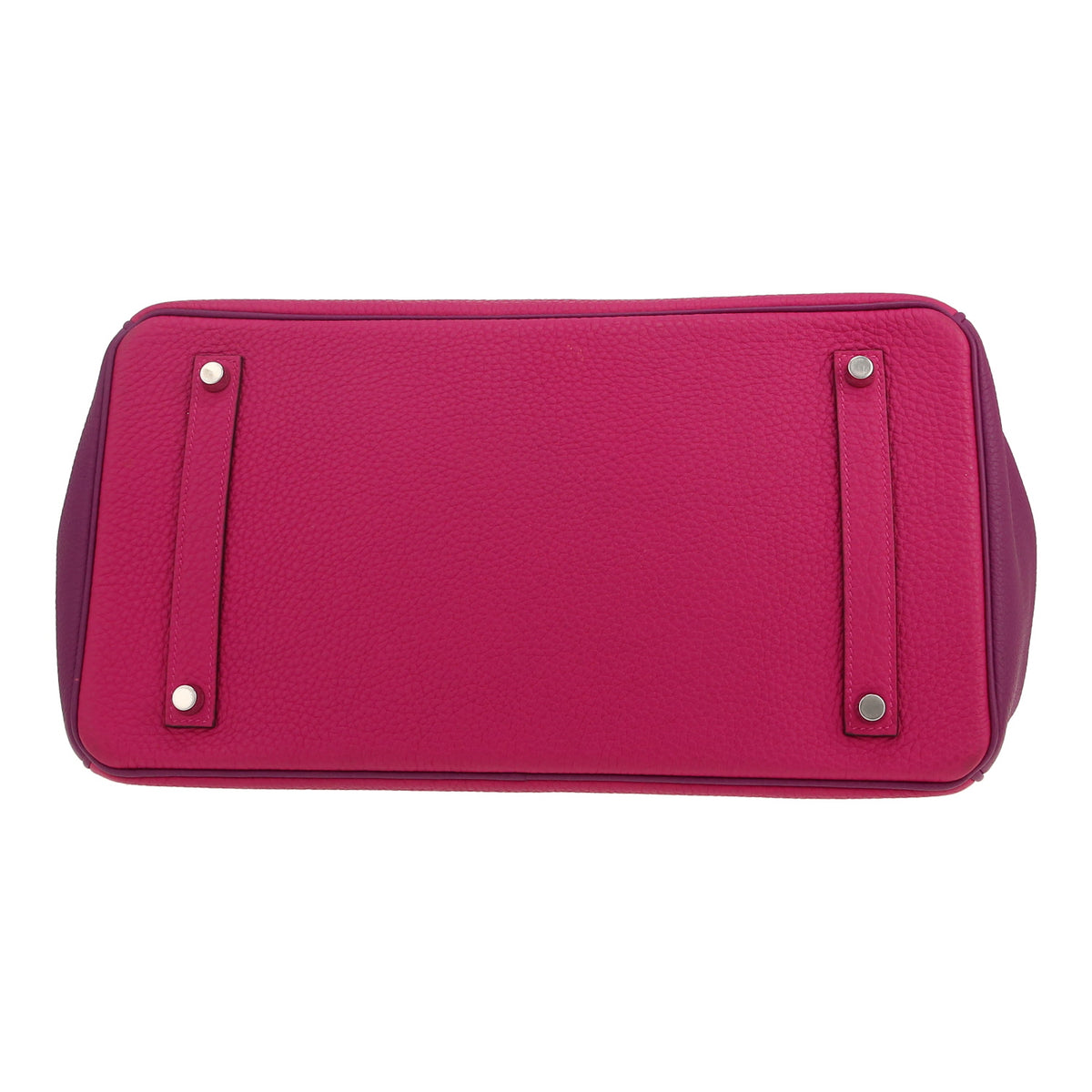 Birkin 35 cm handbag in purple Anemone togo leather and purple leather