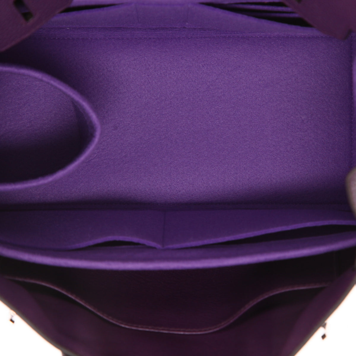 Birkin 30 cm handbag in purple togo leather