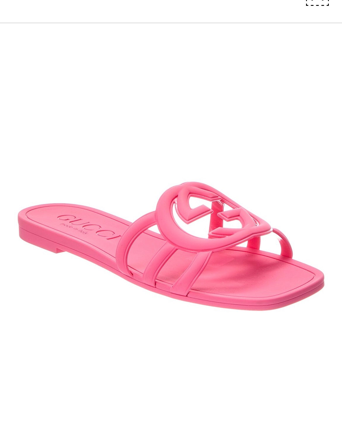 Interlocking G Rubber Sandal