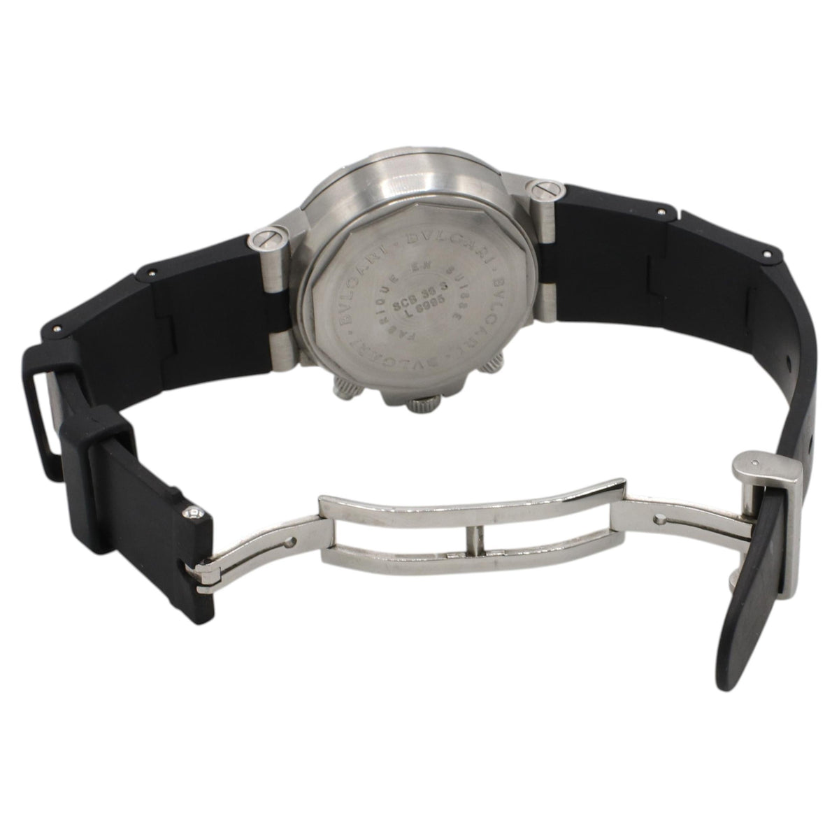 Bvlgari Bulgari Diagono Scuba Stainless Steel Watch SCB38S