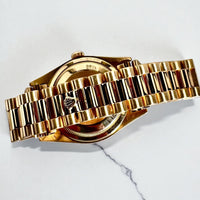 Rolex Day Date President 18238 Burlwood Dial