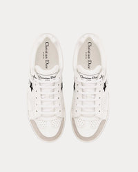 Dior Star Calfskin & Suede White / Black Low Top Sneakers