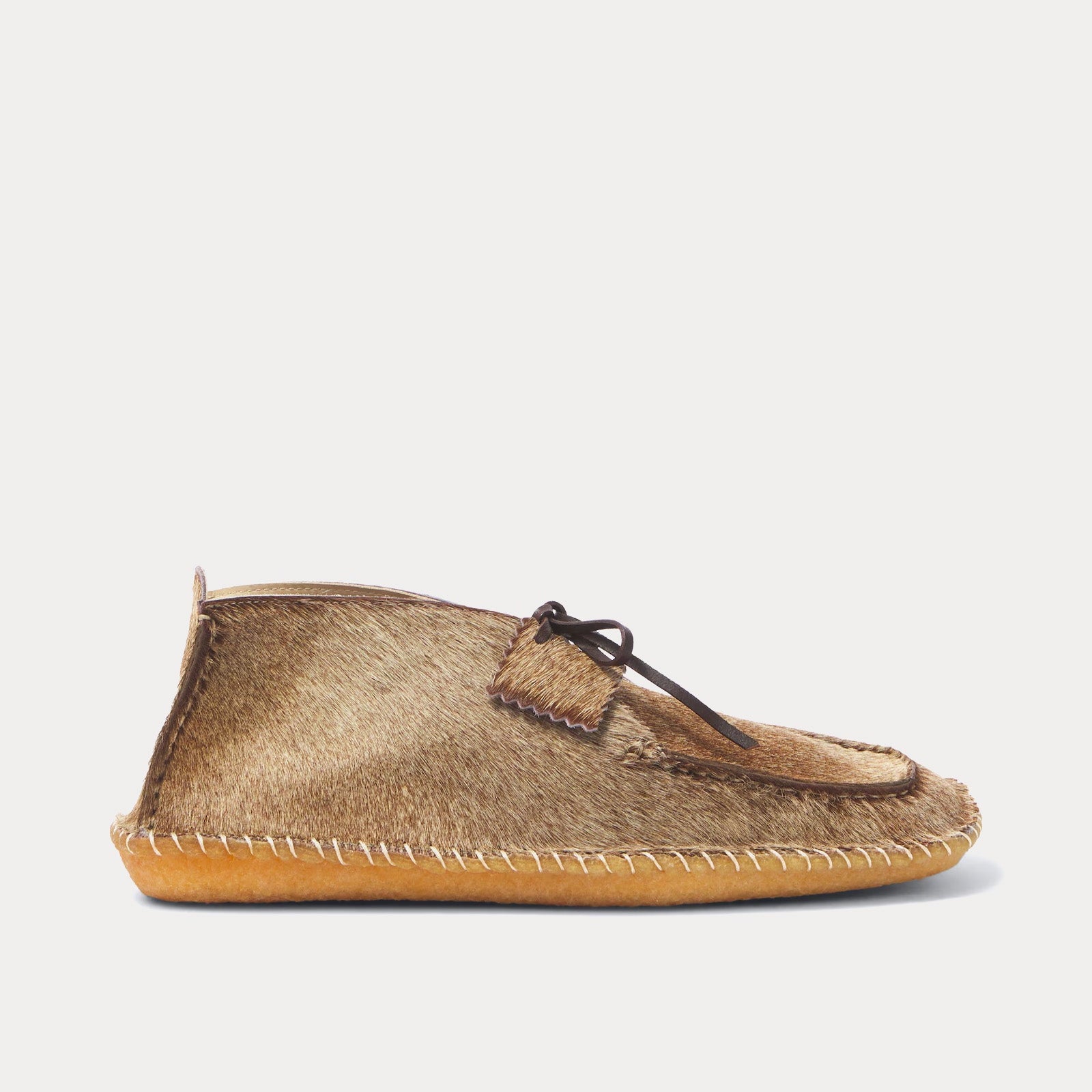Desert Moccasins Calf-Hair Beige Boots