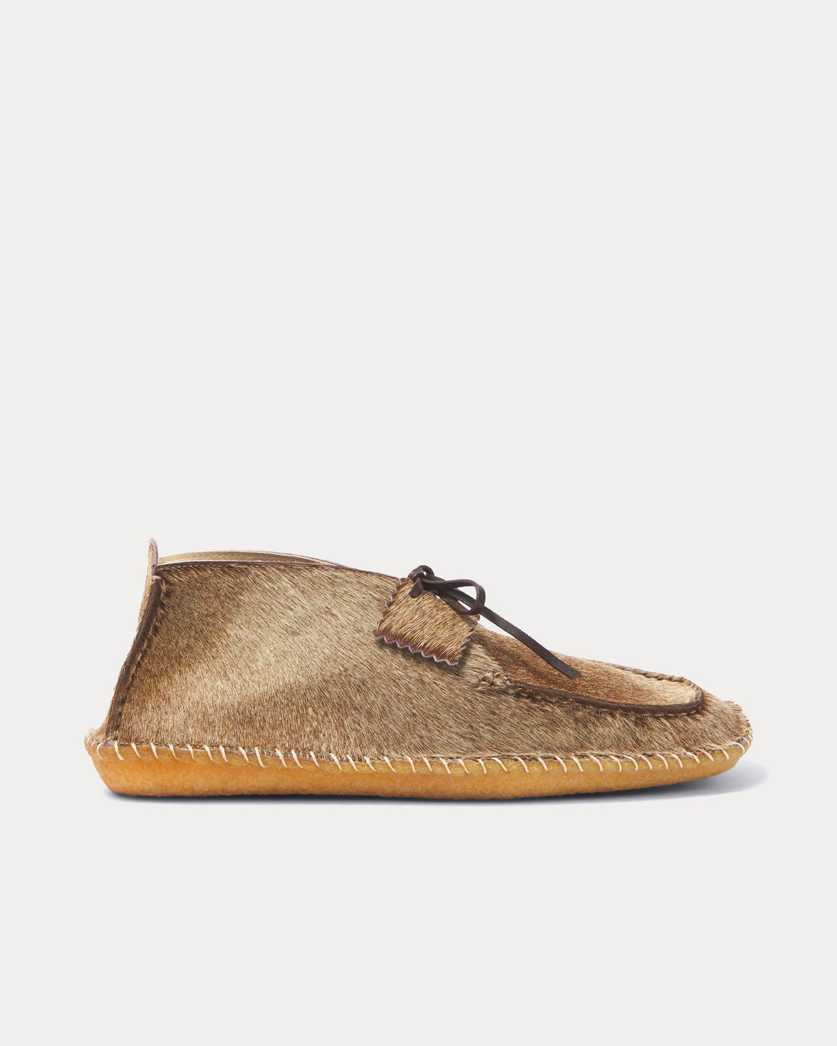 Desert Moccasins Calf-Hair Beige Boots
