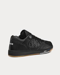 World Tour B27 Black Dior Oblique Galaxy Leather with Smooth Calfskin and Suede Low Top Sneakers