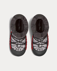 DiorAlps Plan de Paris Shiny Nylon Black / White Après-Ski Boots