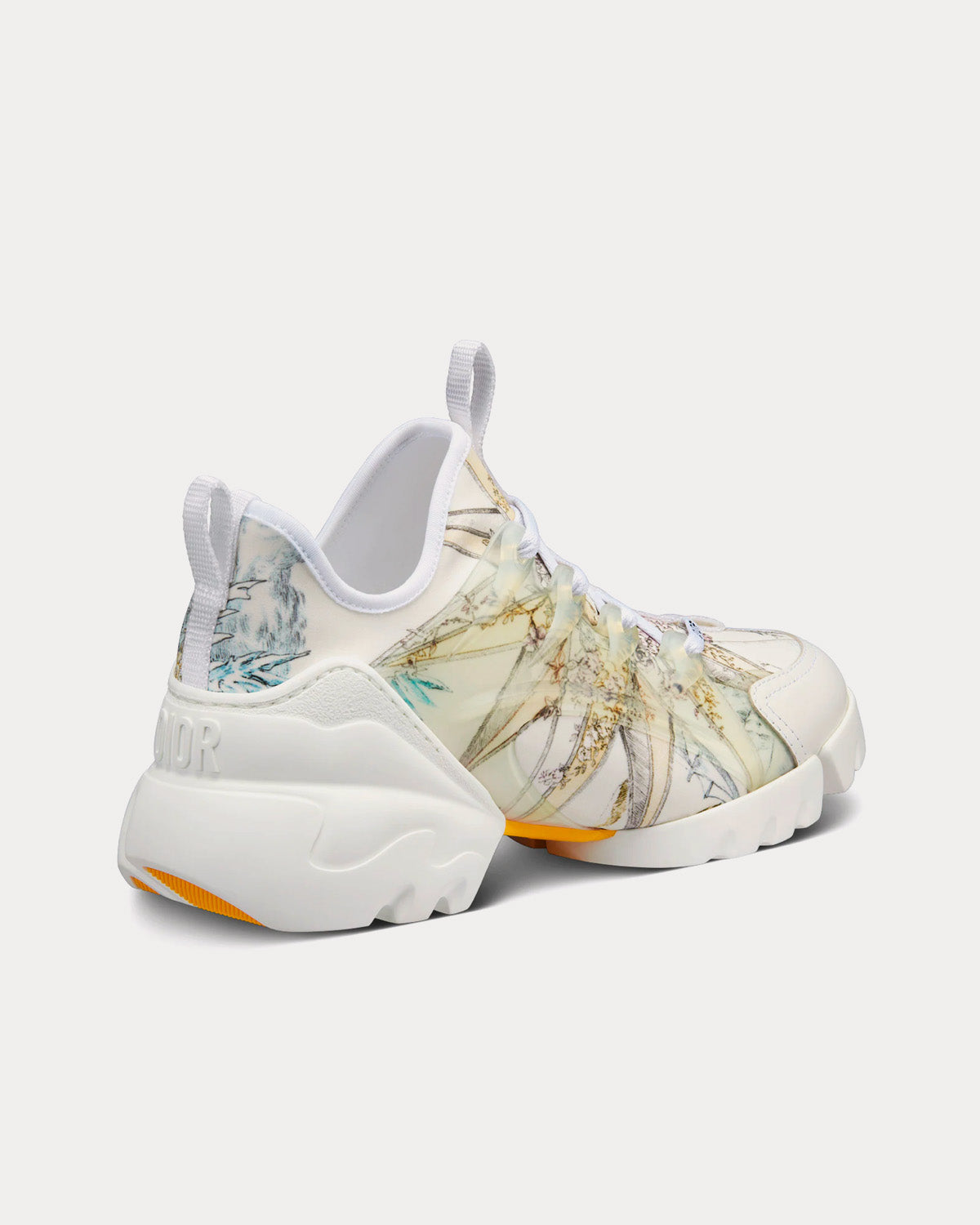 D-Connect Multicolor Technical Fabric with Rêve d'Infini Print Low Top Sneakers